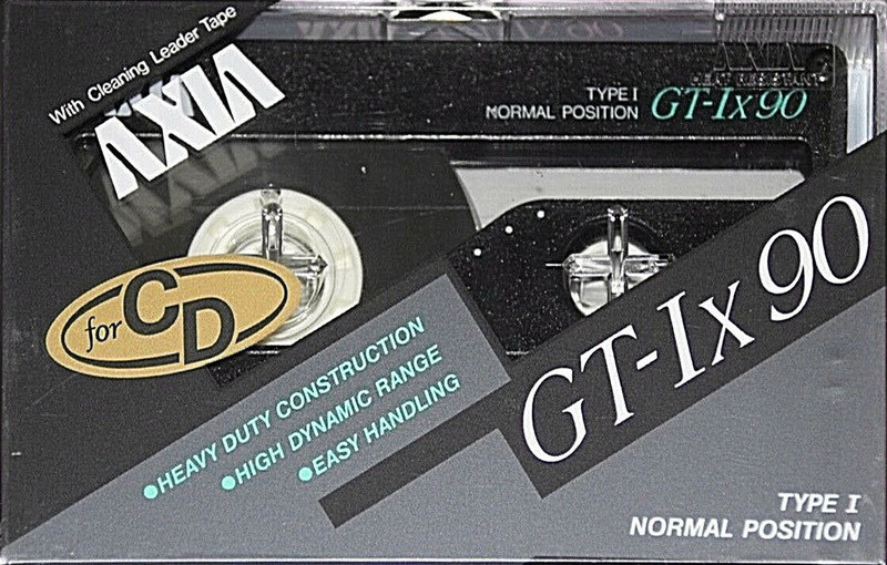 Compact Cassette AXIA GT-Ix 90 Type I Normal 1988 Japan