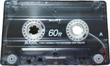 Compact Cassette Sony Basic 60 Type I Normal 2000 Japan