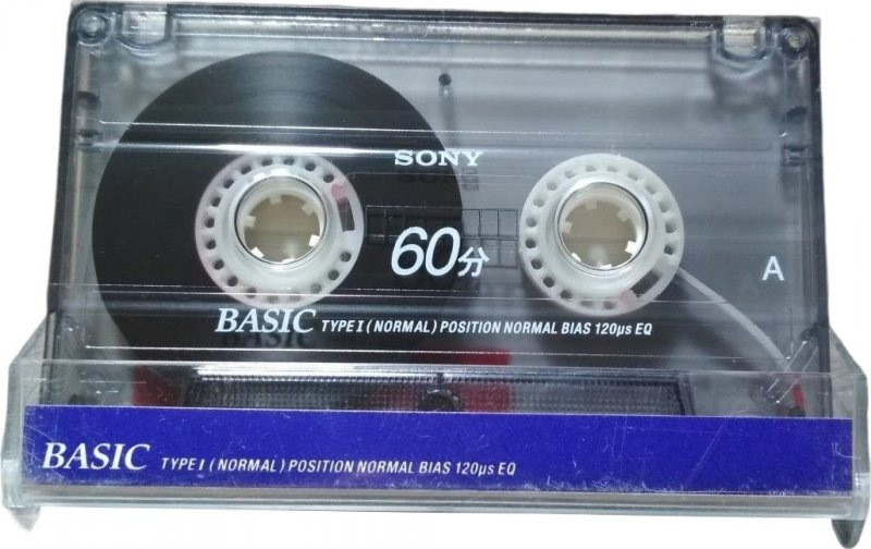 Compact Cassette Sony Basic 60 Type I Normal 2000 Japan