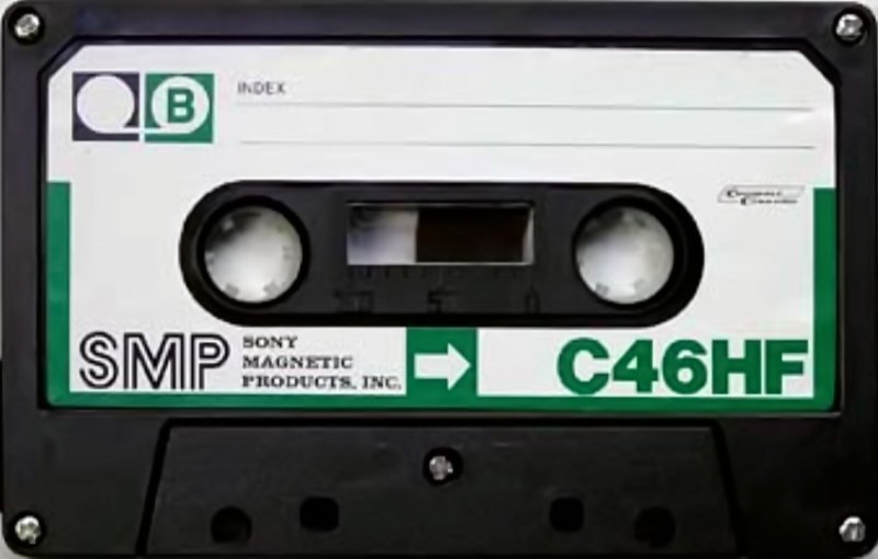 Compact Cassette Sony 46 "SMP C46HF" Type I Normal 1976 Japan