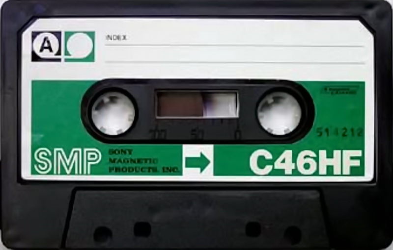 Compact Cassette Sony 46 "SMP C46HF" Type I Normal 1976 Japan