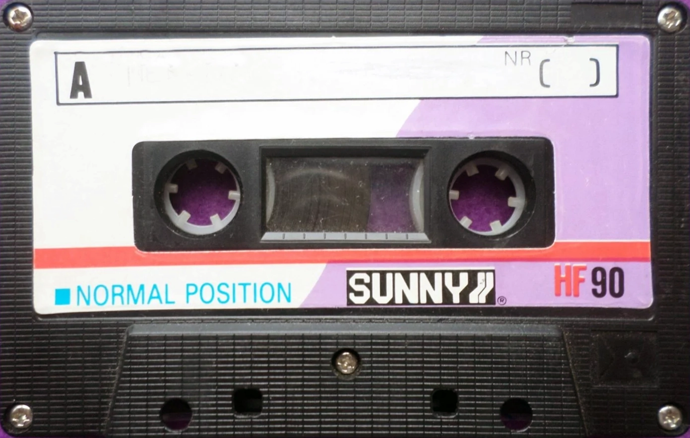 Compact Cassette Sunny 90 "HF" Type I Normal Indonesia