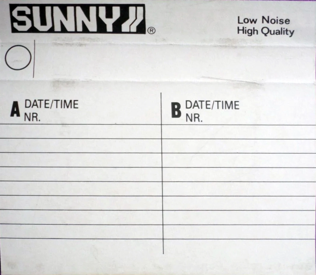 Compact Cassette Sunny 90 "HF" Type I Normal Indonesia