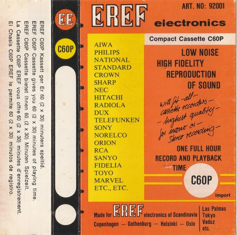 Compact Cassette: Unknown Eref Electronics -  