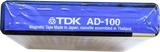 Compact Cassette TDK AD 100 "AD-100" Type I Normal 1997 Europe