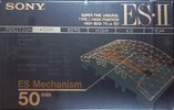 Compact Cassette Sony ES-II 50 "C-50ES2A" Type II Chrome 1992 Japan
