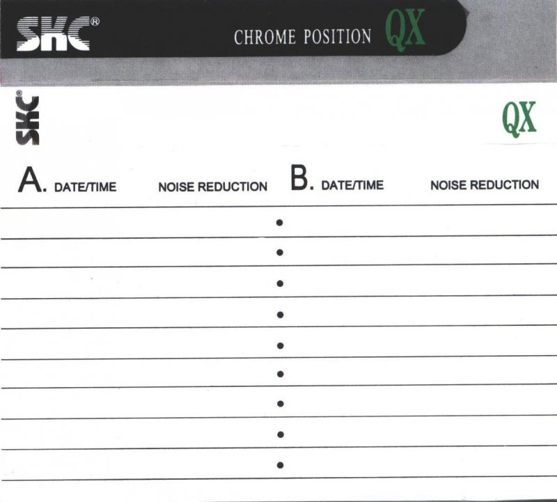 Compact Cassette: Sunkyong Magnetic Limited (SKM) SKC - QX 46