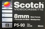 Video8, Hi8, Digital8 Scotch 90 Type IV Metal 1991 North America