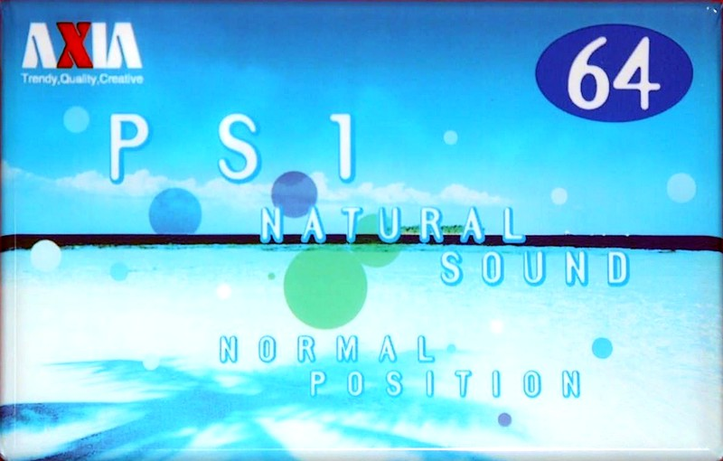 Compact Cassette AXIA PS-I / PS-1 64 "PS1L 64" Type I Normal 2000 Japan