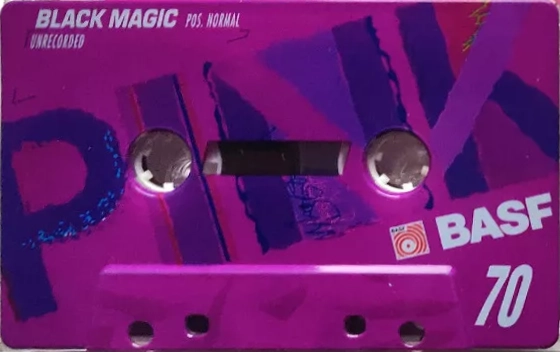 Compact Cassette BASF 70 "Black Magic PINK" Type I Normal Germany