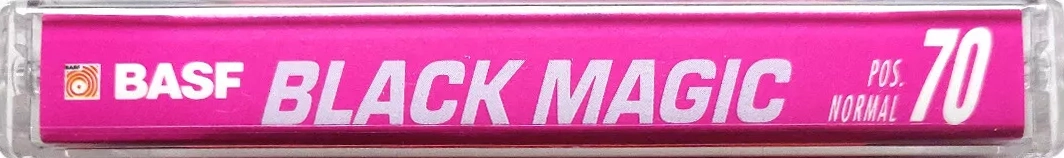 Compact Cassette BASF 70 "Black Magic PINK" Type I Normal Germany