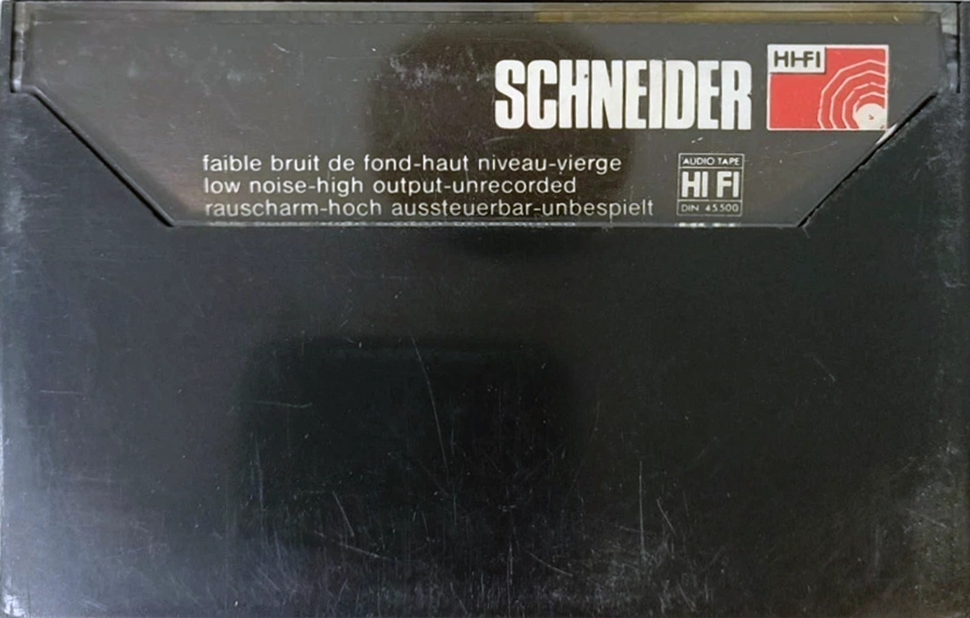 Compact Cassette Schneider 90 "LN HIFI" Type I Normal 1975 Europe