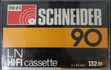 Compact Cassette Schneider 90 "LN HIFI" Type I Normal 1975 Europe