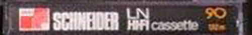Compact Cassette Schneider 90 "LN HIFI" Type I Normal 1975 Germany