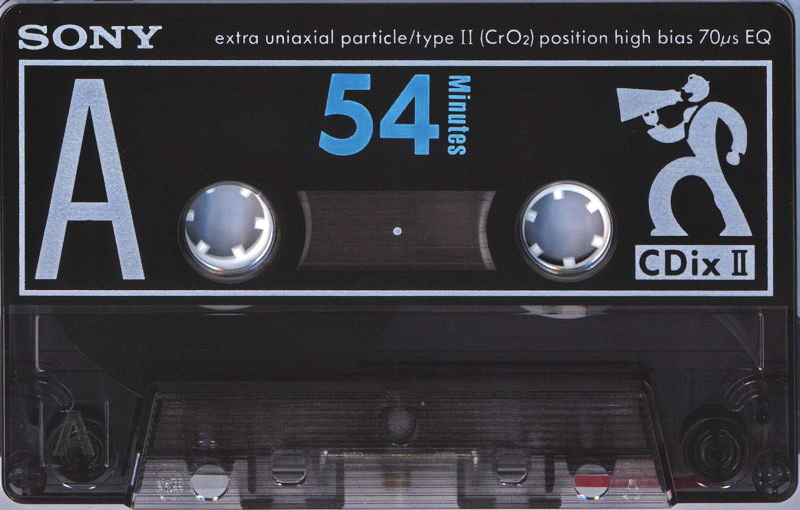 Compact Cassette: Sony  - CDix II 54