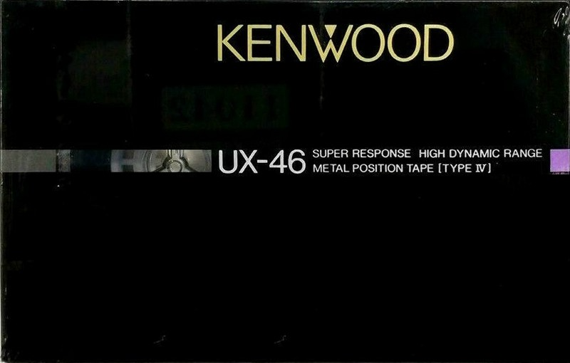 Compact Cassette Kenwood UX 46 Type IV Metal 1989 Japan