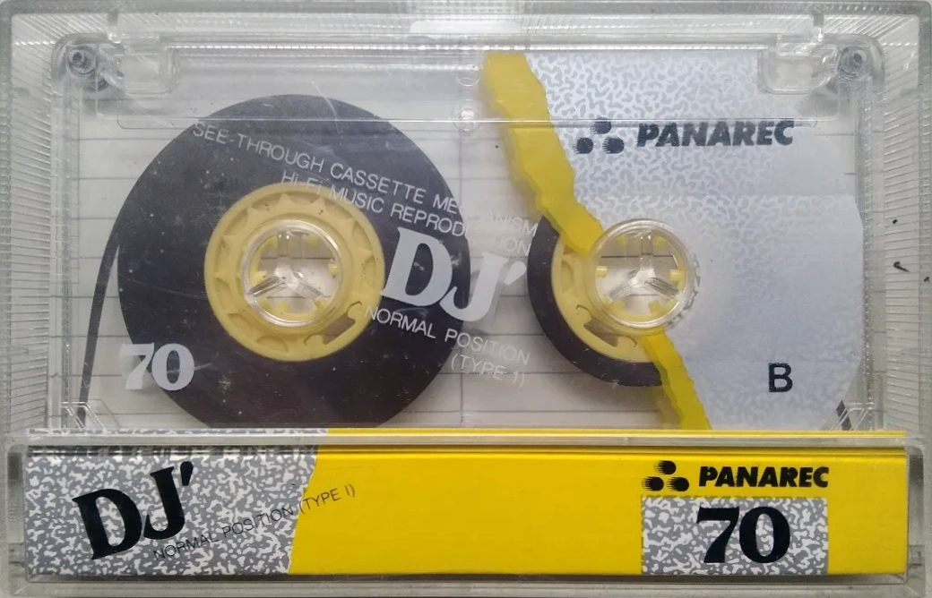 Compact Cassette Panarec DJ` 70 Type I Normal 1995 Indonesia