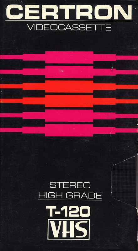 VHS, Video Home System Certron 120 Type I Normal USA