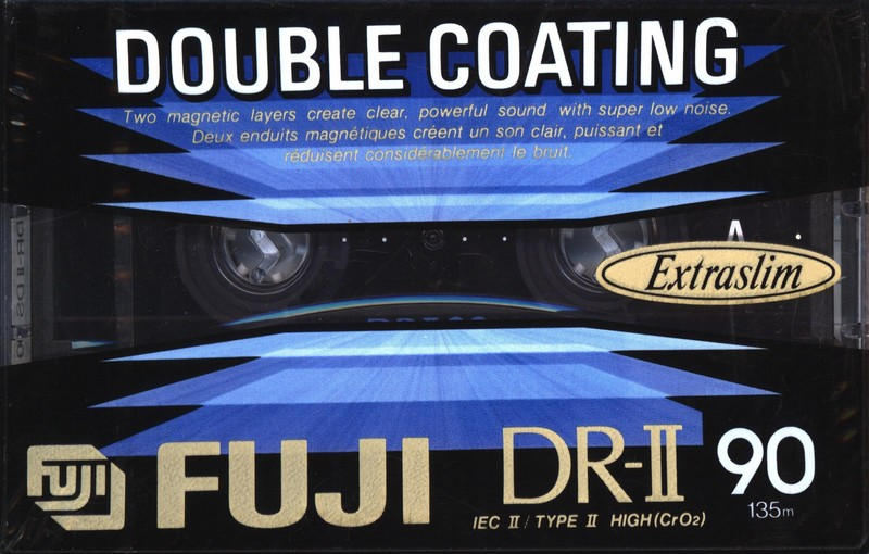 Compact Cassette Fuji DR-II 90 Type II Chrome 1992 North America