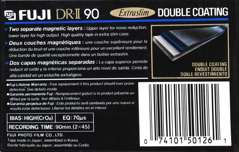 Compact Cassette: FUJI Fuji - DR-II 90