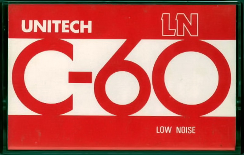Compact Cassette Unitech LN 60 Type I Normal 1980 Japan