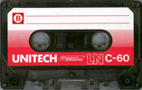 Compact Cassette Unitech LN 60 Type I Normal 1980 Japan