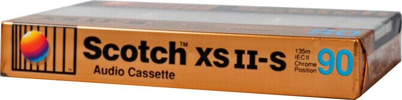 Compact Cassette Scotch XS II-S 90 Type II Chrome 1990 USA