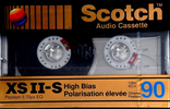Compact Cassette Scotch XS II-S 90 Type II Chrome 1990 USA