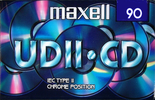 Compact Cassette Maxell UDII-CD 90 Type II Chrome 1998 Europe
