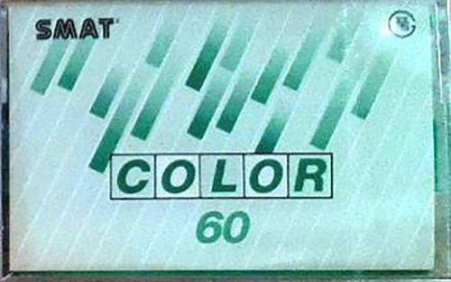 Compact Cassette Smat Color 60 Type I Normal 1986 South Korea