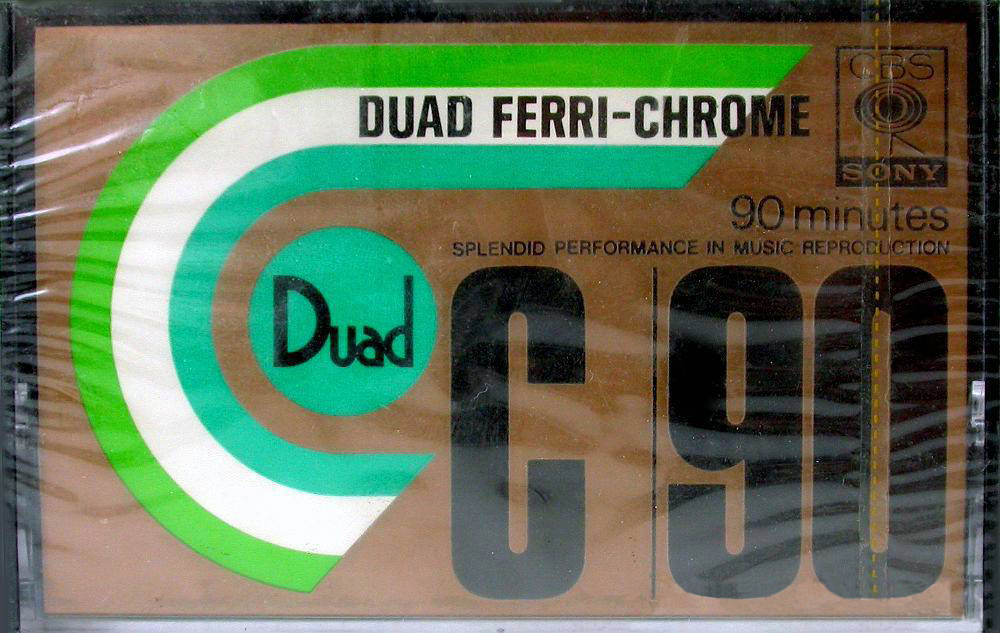 Compact Cassette CBS / Sony Duad 90 Type III Ferro Chrome 1974 Japan