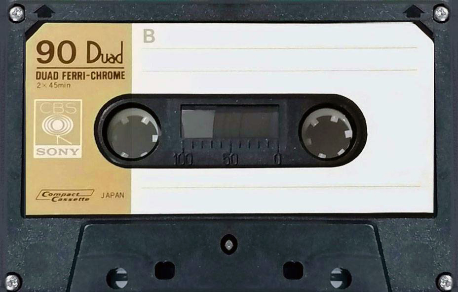 Compact Cassette CBS / Sony Duad 90 Type III Ferro Chrome 1974 Japan