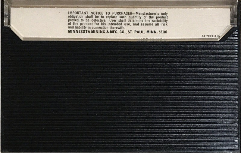 Compact Cassette Scotch Chrome 90 Type II Chrome 1975 USA