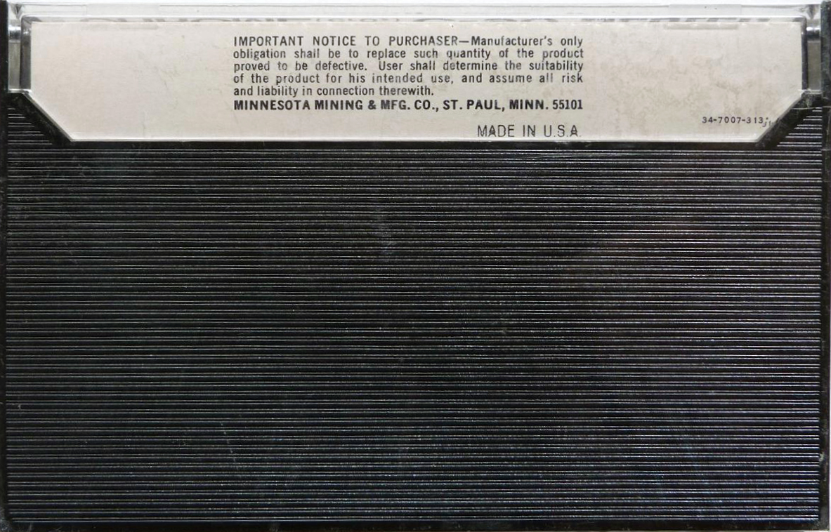 Compact Cassette Scotch Chrome 90 Type II Chrome 1973 USA