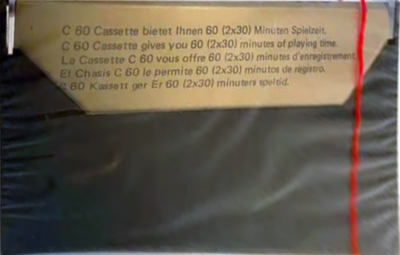 Compact Cassette Panthere 60 Type I Normal Europe