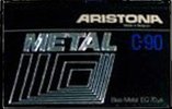 Compact Cassette Aristona Chromium 90 Type IV Metal 1978 Europe