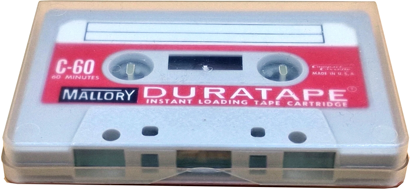 Compact Cassette Mallory 60 Type I Normal 1980 USA