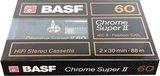 Compact Cassette BASF Chrome Super II 60 Type II Chrome 1988 Europe