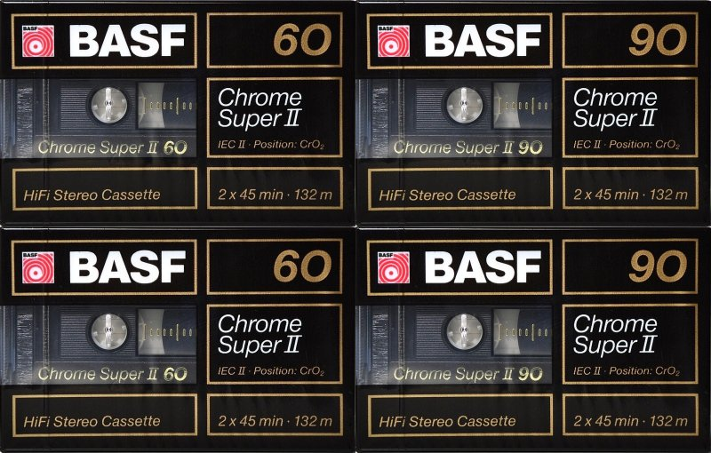 Compact Cassette: BASF  - Chrome Super II 60