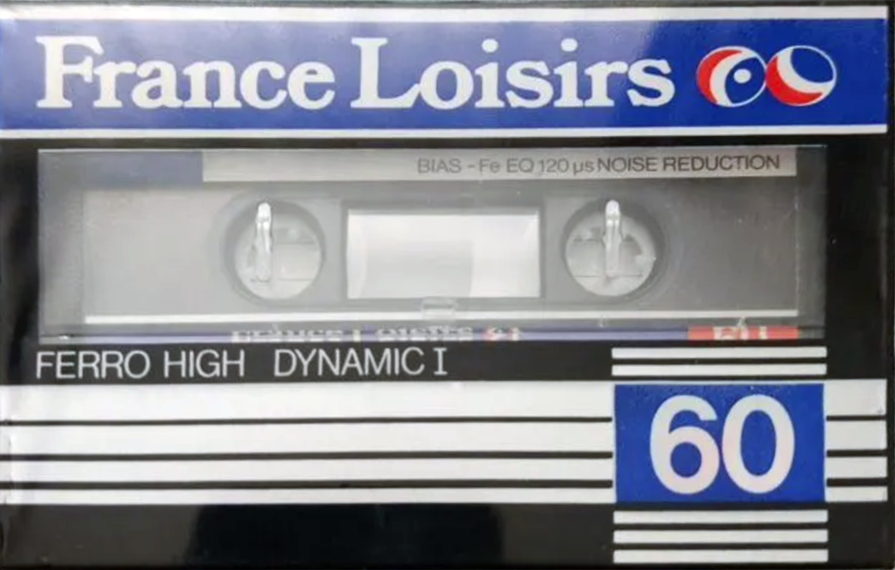 Compact Cassette France Loisirs 60 Type I Normal 1987 France