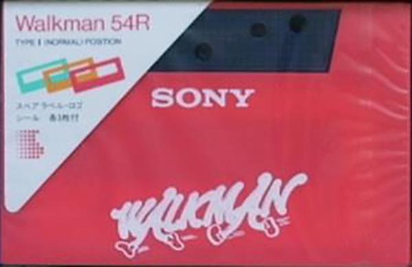 Compact Cassette Sony Walkman 54 "Walkman 54R" Type I Normal Japan