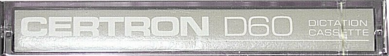 Compact Cassette:  Certron - D 60