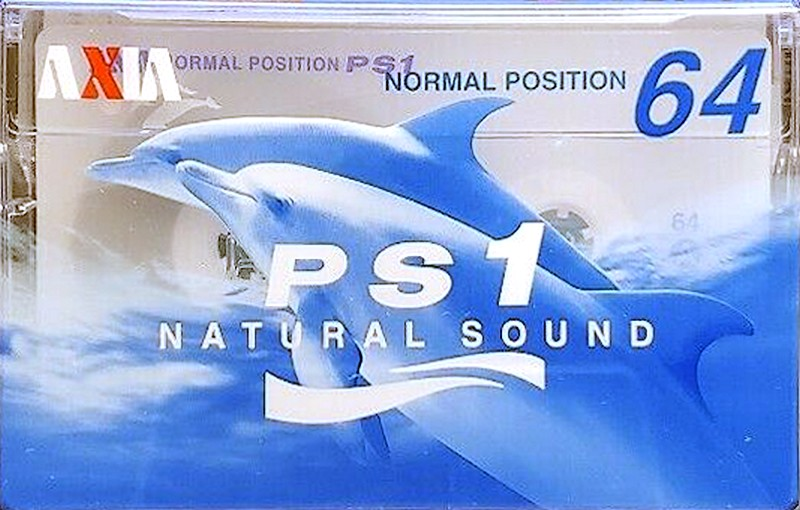 Compact Cassette AXIA PS-I / PS-1 64 "PS1M 64" Type I Normal 2001 Japan