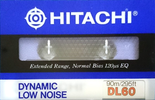 Compact Cassette Hitachi DL 60 Type I Normal 1983 Europe