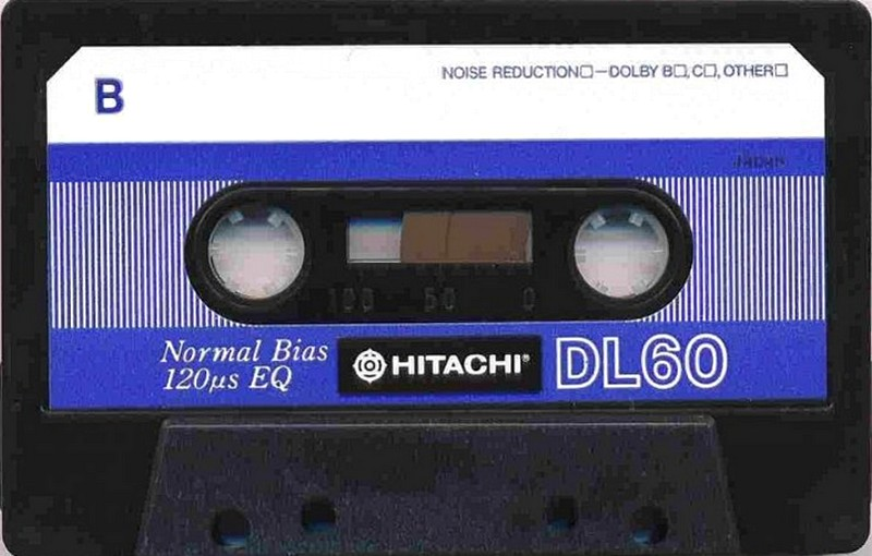 Compact Cassette Hitachi DL 60 Type I Normal 1983 Europe