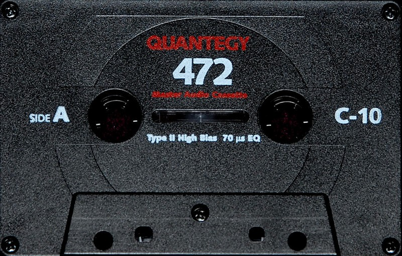 Compact Cassette Quantegy 472 10 Type II Chrome 1996 USA