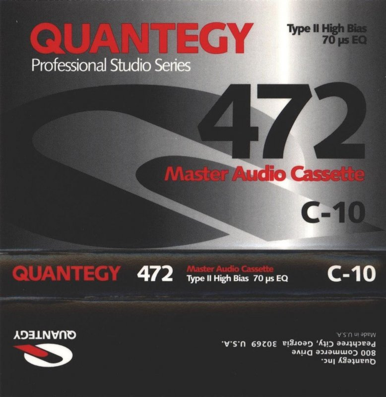 Compact Cassette:  Quantegy - Professional Studio 10