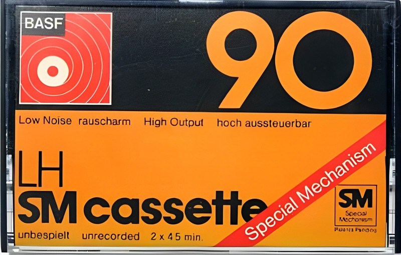Compact Cassette BASF LH 90 Type I Normal 1976 Europe
