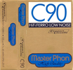 Compact Cassette Master Phon 90 Type I Normal 1981 Hong Kong