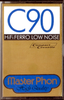 Compact Cassette Master Phon 90 Type I Normal 1981 Hong Kong